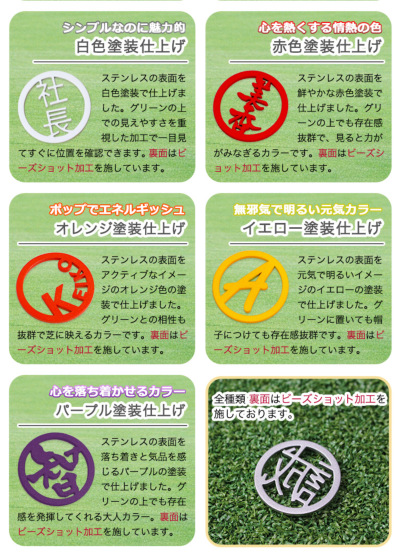 名入れゴルフボール 3個 & ステンレス切り文字グリーンフォーク「PRO