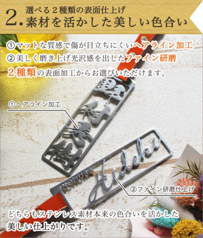 ステンレス切り文字ネームタグ 父の日 ゴルフコンペ ギフト