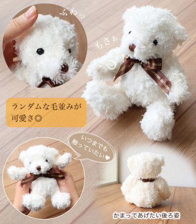 即日発送＞ 【HugHugテディ ＋ フラワーセットS バスフレグランス